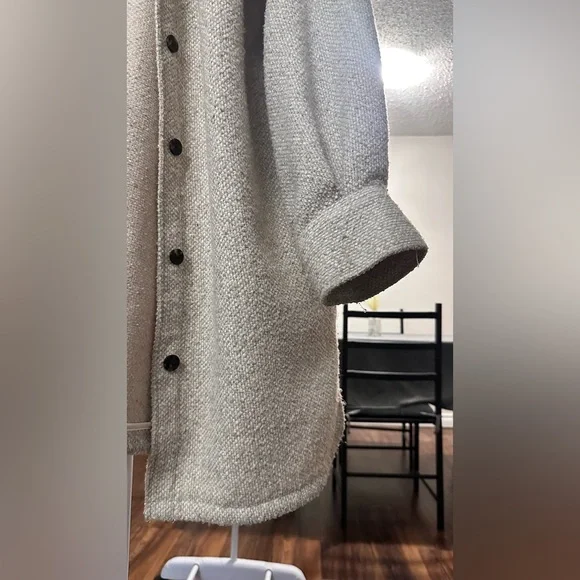 H&M Cream Textured Jacket - Picture 11 of 16